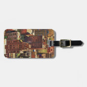 Vogel's-Eye View of New York City by John Falter Gepäckanhänger (Vorderseite horizontal)