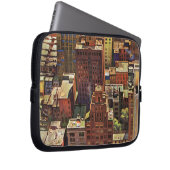 Vogel's-Eye View of New York City by John Falter Laptopschutzhülle (Vorne Rechts)