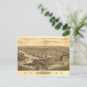 Vogel's Eye View of Victoria, British Columbia, Ca Postkarte (Stehend Vorderseite)