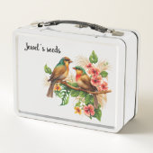 Vogelsamencontainer Metal Lunchbox (Rückseite)