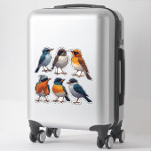 Vogelsang-Aufkleber-Sammlungsset 🐦 Aufkleber (Koffer)