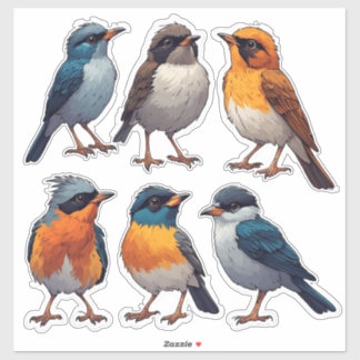 Vogelsang-Aufkleber-Sammlungsset 🐦 Aufkleber
