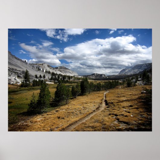Vogelsang-Tal - Yosemite Poster (Vorne)