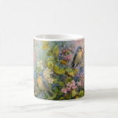 Vogelsang unter Blüten Kaffeetasse (Mittel)