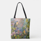 Vogelsang unter Blüten Tasche (Rückseite)