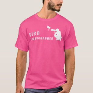 Vogelschauer-Wildlife-Fotograf DSLR-Kamera Pho T-Shirt