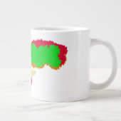 Vogelscheuche Freude Jumbo-Tasse (Rechts)