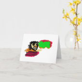 Vogelscheuche Freude Karte (Gelbe Blume)