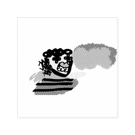 Vogelscheuche Freude Permastempel (Design)