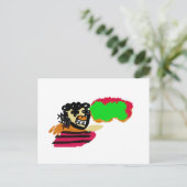 Vogelscheuche Freude Postkarte (Stehend Vorderseite)