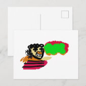 Vogelscheuche Freude Postkarte (Vorne/Hinten)