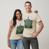 Vogelscheuche im Gartenfeld personalisiert T-Shirt (Unisex)