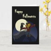 Vogelscheuche-Karte Karte (Gelbe Blume)