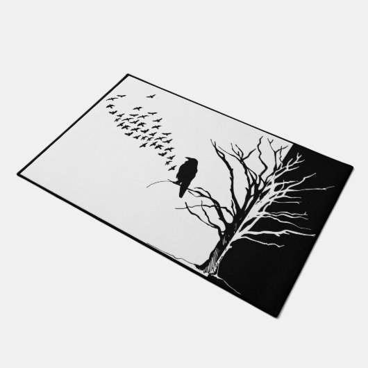 Vogelscheuche oder Ravens Fußmatte (Schrägansicht)