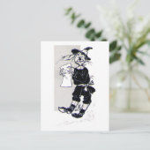 Vogelscheuche Postkarte (Stehend Vorderseite)