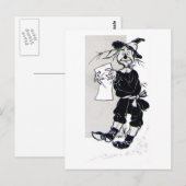 Vogelscheuche Postkarte (Vorne/Hinten)