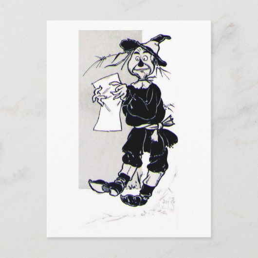 Vogelscheuche Postkarte (Vorderseite)