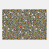 Vogelscheuche (schwarz) geschenkpapier set (Vorderseite)