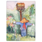 Vogelscheuche-Szenen-Klemmbrett Klemmbrett (Rückseite)