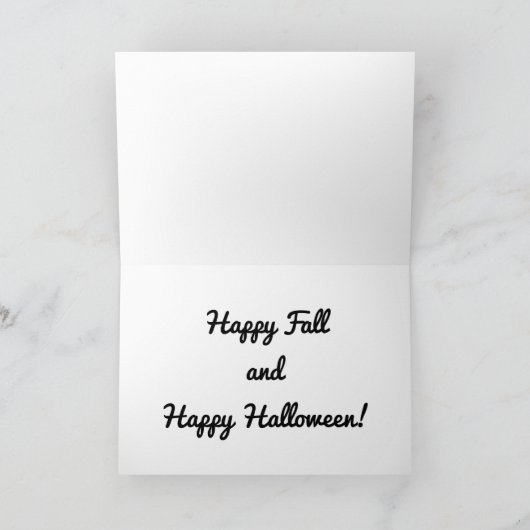 Vogelscheuche und Freunde Karte (Innenseite)