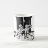 Vogelscheuche und Schrotte Kaffeetasse (Mittel)