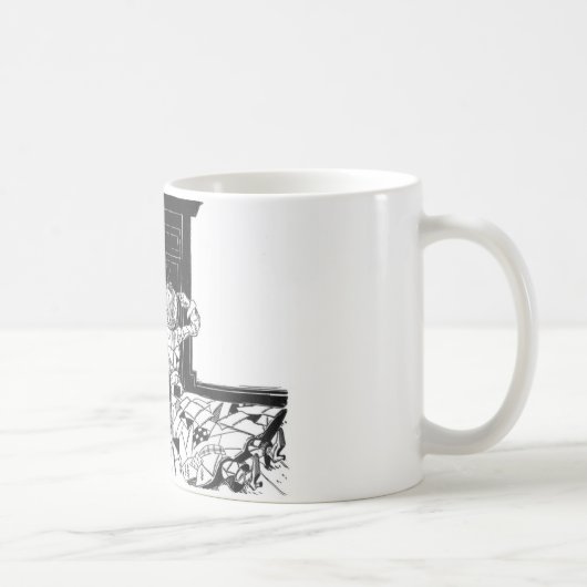 Vogelscheuche und Scraps Kaffeetasse (Rechts)