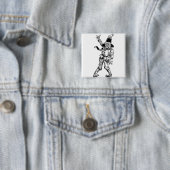 Vogelscheuche winkend button (Beispiel)