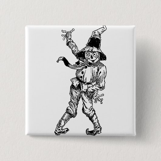 Vogelscheuche winkend button (Vorderseite)