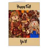 VOGELSCHEUCHEN - GRUSS-KARTE (Vorne)