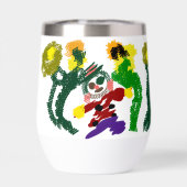 Vogelscheuchen Sonnenblumen Freude (Rückseite)