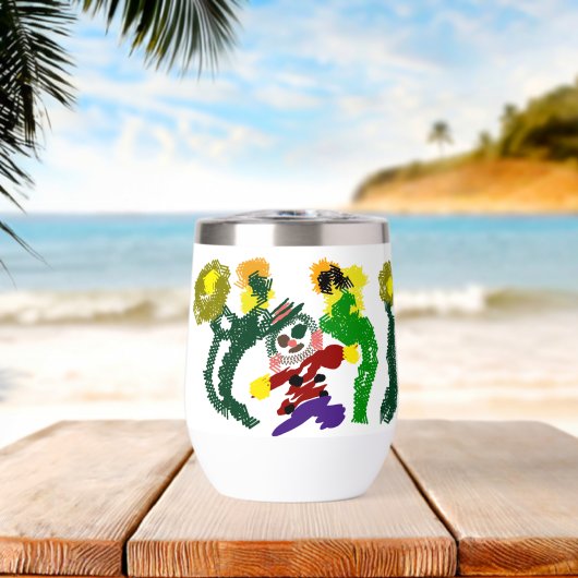 Vogelscheuchen Sonnenblumen Freude (Strand (gedreht))