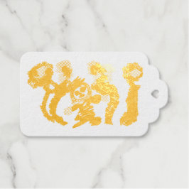 Vogelscheuchen Sonnenblumen Freude Geschenkanhänger
