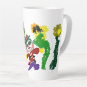 Vogelscheuchen Sonnenblumen Freude Milchtasse (Rechte Ecke)
