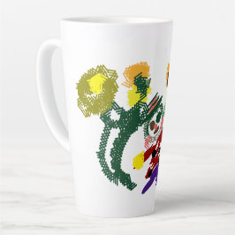 Vogelscheuchen Sonnenblumen Freude Milchtasse