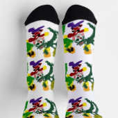 Vogelscheuchen Sonnenblumen Freude Socken (Oben)