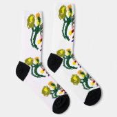 Vogelscheuchen Sonnenblumen Freude Socken (Rechts)
