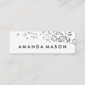 Vogelschloss Mini Visitenkarte (Vorderseite)