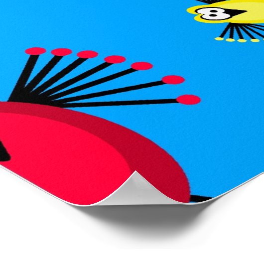 Vogelschloss Poster (Ecke)