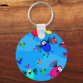 Vogelschloss Schlüsselanhänger (Vorderseite)