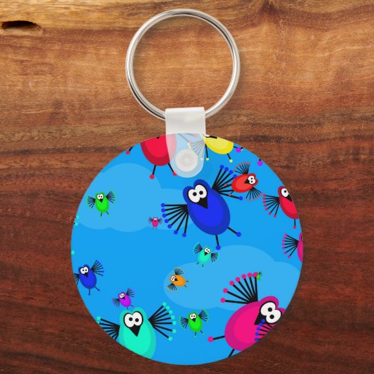 Vogelschloss Schlüsselanhänger (Vorderseite)