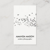 Vogelschloss Visitenkarte (Vorderseite)