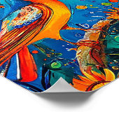 Vogelschmuck Poster (Ecke)