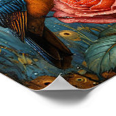 Vogelschmuck Poster (Ecke)