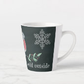 Vogelschneeflocken im Freien Milchtasse (Rechts)