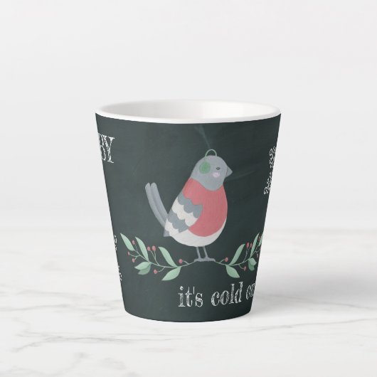 Vogelschneeflocken im Freien Milchtasse (Vorderseite)