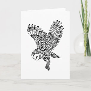 Vogelschutzdesign im Stall Karte