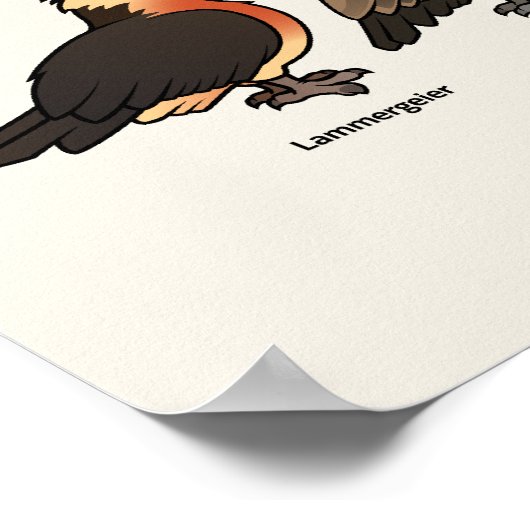 Vogelschützer der Welt Poster (Ecke)