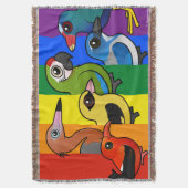 Vogelschutzflagge Decke (Vorderseite Vertikal)