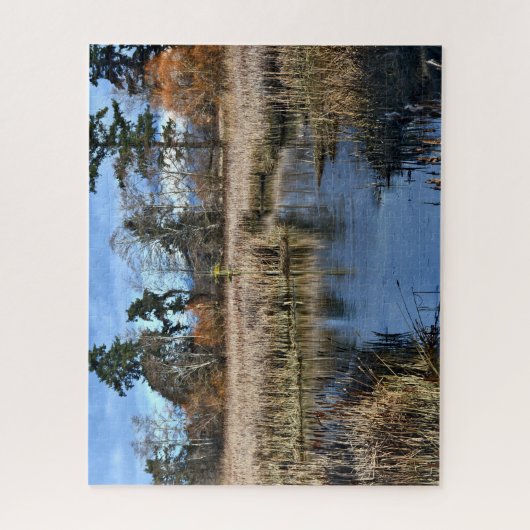 Vogelschutzgebiet im Flussmarsch Puzzle (Vertikal)