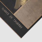 Vogelschutzgebiet mit Schneeanbau Seidenpapier (Detail)